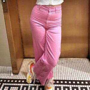 NWOT Hot Pink Zara Marine Jeans